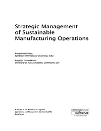 表紙画像: Strategic Management of Sustainable Manufacturing Operations 9781522503507