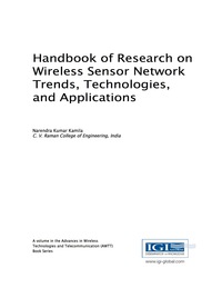 Imagen de portada: Handbook of Research on Wireless Sensor Network Trends, Technologies, and Applications 9781522505013