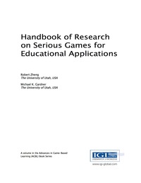 Imagen de portada: Handbook of Research on Serious Games for Educational Applications 9781522505136