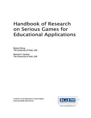 Cover image: Handbook of Research on Serious Games for Educational Applications 9781522505136