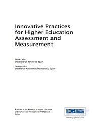 صورة الغلاف: Innovative Practices for Higher Education Assessment and Measurement 9781522505310