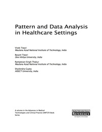 Imagen de portada: Pattern and Data Analysis in Healthcare Settings 9781522505365