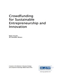 Imagen de portada: Crowdfunding for Sustainable Entrepreneurship and Innovation 9781522505686