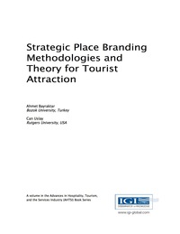 Cover image: Strategic Place Branding Methodologies and Theory for Tourist Attraction 9781522505792