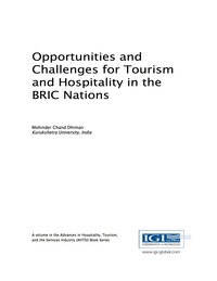 Imagen de portada: Opportunities and Challenges for Tourism and Hospitality in the BRIC Nations 9781522507086