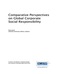 表紙画像: Comparative Perspectives on Global Corporate Social Responsibility 9781522507208