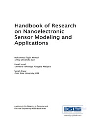 表紙画像: Handbook of Research on Nanoelectronic Sensor Modeling and Applications 9781522507369