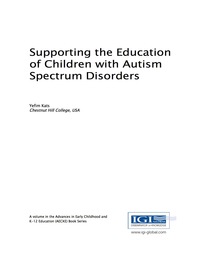 Imagen de portada: Supporting the Education of Children with Autism Spectrum Disorders 9781522508168