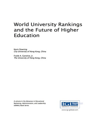 Cover image: World University Rankings and the Future of Higher Education 9781522508199