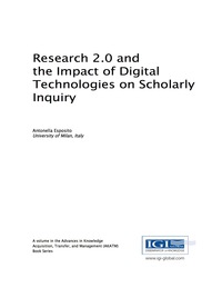 Cover image: Research 2.0 and the Impact of Digital Technologies on Scholarly Inquiry 9781522508304