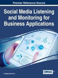 Omslagafbeelding: Social Media Listening and Monitoring for Business Applications 9781522508465