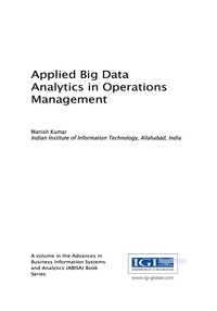 Cover image: Applied Big Data Analytics in Operations Management 9781522508861