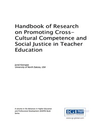 Imagen de portada: Handbook of Research on Promoting Cross-Cultural Competence and Social Justice in Teacher Education 9781522508977