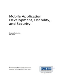 Cover image: Mobile Application Development, Usability, and Security 9781522509455