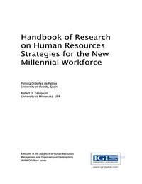 Cover image: Handbook of Research on Human Resources Strategies for the New Millennial Workforce 9781522509486