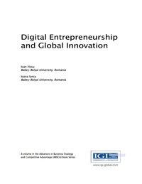 Cover image: Digital Entrepreneurship and Global Innovation 9781522509530