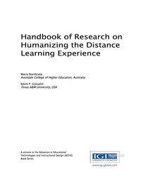 Imagen de portada: Handbook of Research on Humanizing the Distance Learning Experience 9781522509684