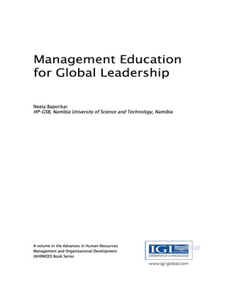 Imagen de portada: Management Education for Global Leadership 9781522510130