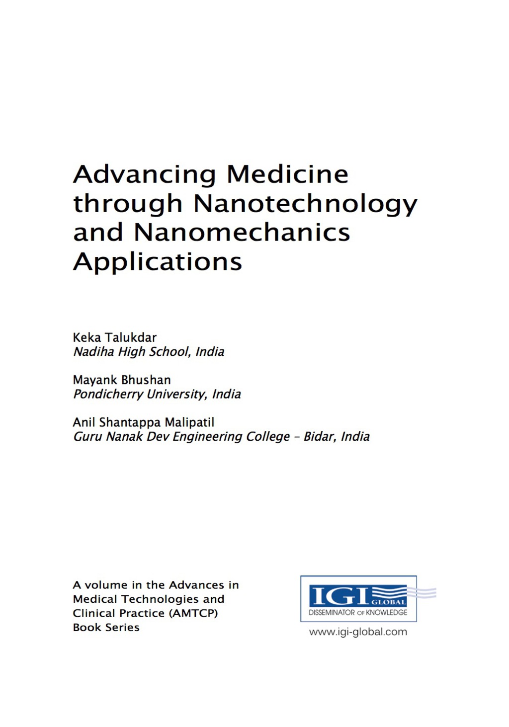 Advancing Medicine through Nanotechnology and Nanomechanics Applications