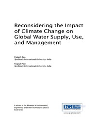 Imagen de portada: Reconsidering the Impact of Climate Change on Global Water Supply, Use, and Management 9781522510468