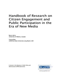 Cover image: Handbook of Research on Citizen Engagement and Public Participation in the Era of New Media 9781522510819