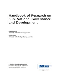 Cover image: Handbook of Research on Sub-National Governance and Development 9781522516453