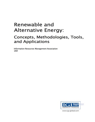 Imagen de portada: Renewable and Alternative Energy: Concepts, Methodologies, Tools, and Applications 9781522516712