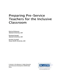 Imagen de portada: Preparing Pre-Service Teachers for the Inclusive Classroom 9781522517535