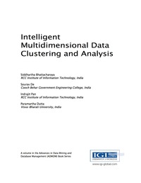 Cover image: Intelligent Multidimensional Data Clustering and Analysis 9781522517764