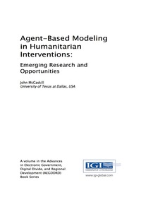 Imagen de portada: Agent-Based Modeling in Humanitarian Interventions 9781522517825