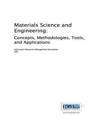 Imagen de portada: Materials Science and Engineering: Concepts, Methodologies, Tools, and Applications 9781522517986