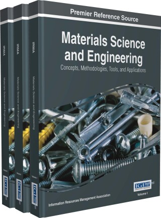 Cover image: Materials Science and Engineering: Concepts, Methodologies, Tools, and Applications 9781522517986