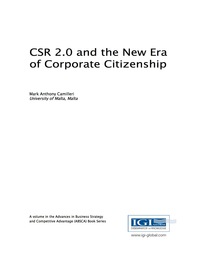 Imagen de portada: CSR 2.0 and the New Era of Corporate Citizenship 9781522518426