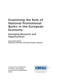 Cover image: Examining the Role of National Promotional Banks in the European Economy 9781522518457
