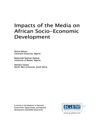 Imagen de portada: Impacts of the Media on African Socio-Economic Development 9781522518594
