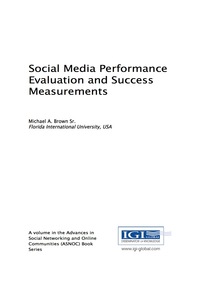 Cover image: Social Media Performance Evaluation and Success Measurements 9781522519638