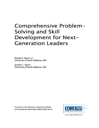 Cover image: Comprehensive Problem-Solving and Skill Development for Next-Generation Leaders 9781522519683