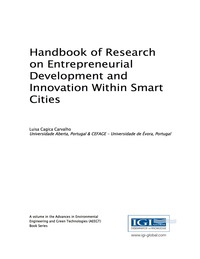 Imagen de portada: Handbook of Research on Entrepreneurial Development and Innovation Within Smart Cities 9781522519782