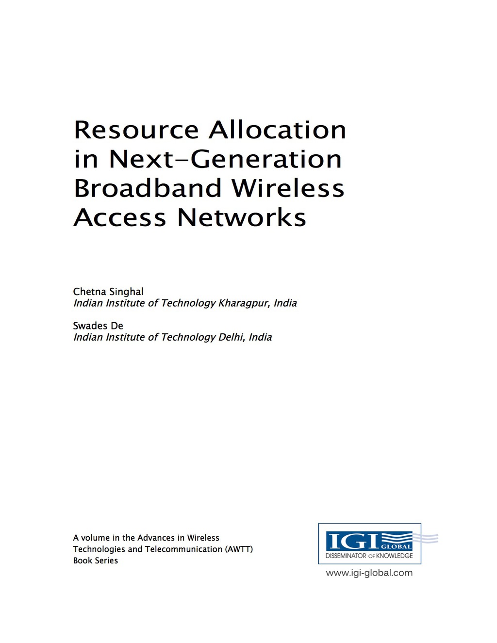 Resource Allocation in Next-Generation Broadband Wireless Access Networks