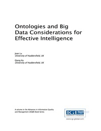 Cover image: Ontologies and Big Data Considerations for Effective Intelligence 9781522520580