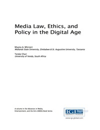 Cover image: Media Law, Ethics, and Policy in the Digital Age 9781522520955