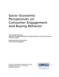 Cover image: Socio-Economic Perspectives on Consumer Engagement and Buying Behavior 9781522521396