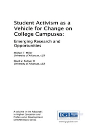 Cover image: Student Activism as a Vehicle for Change on College Campuses 9781522521730
