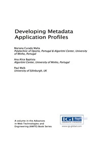 Imagen de portada: Developing Metadata Application Profiles 9781522522218