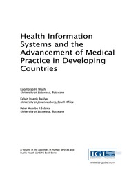 Cover image: Health Information Systems and the Advancement of Medical Practice in Developing Countries 9781522522621
