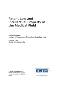 Cover image: Patent Law and Intellectual Property in the Medical Field 9781522524144