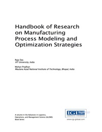 Cover image: Handbook of Research on Manufacturing Process Modeling and Optimization Strategies 9781522524403