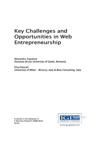 表紙画像: Key Challenges and Opportunities in Web Entrepreneurship 9781522524663