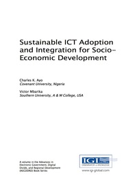 Imagen de portada: Sustainable ICT Adoption and Integration for Socio-Economic Development 9781522525653