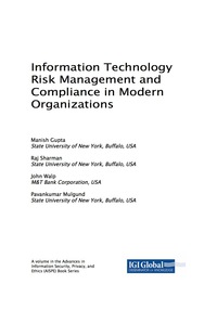 صورة الغلاف: Information Technology Risk Management and Compliance in Modern Organizations 9781522526049